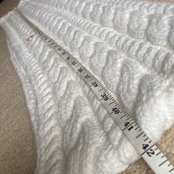 NWT Michael Kors French Chunky Cable Knit Infinity Scarf - Picture 7 of 12